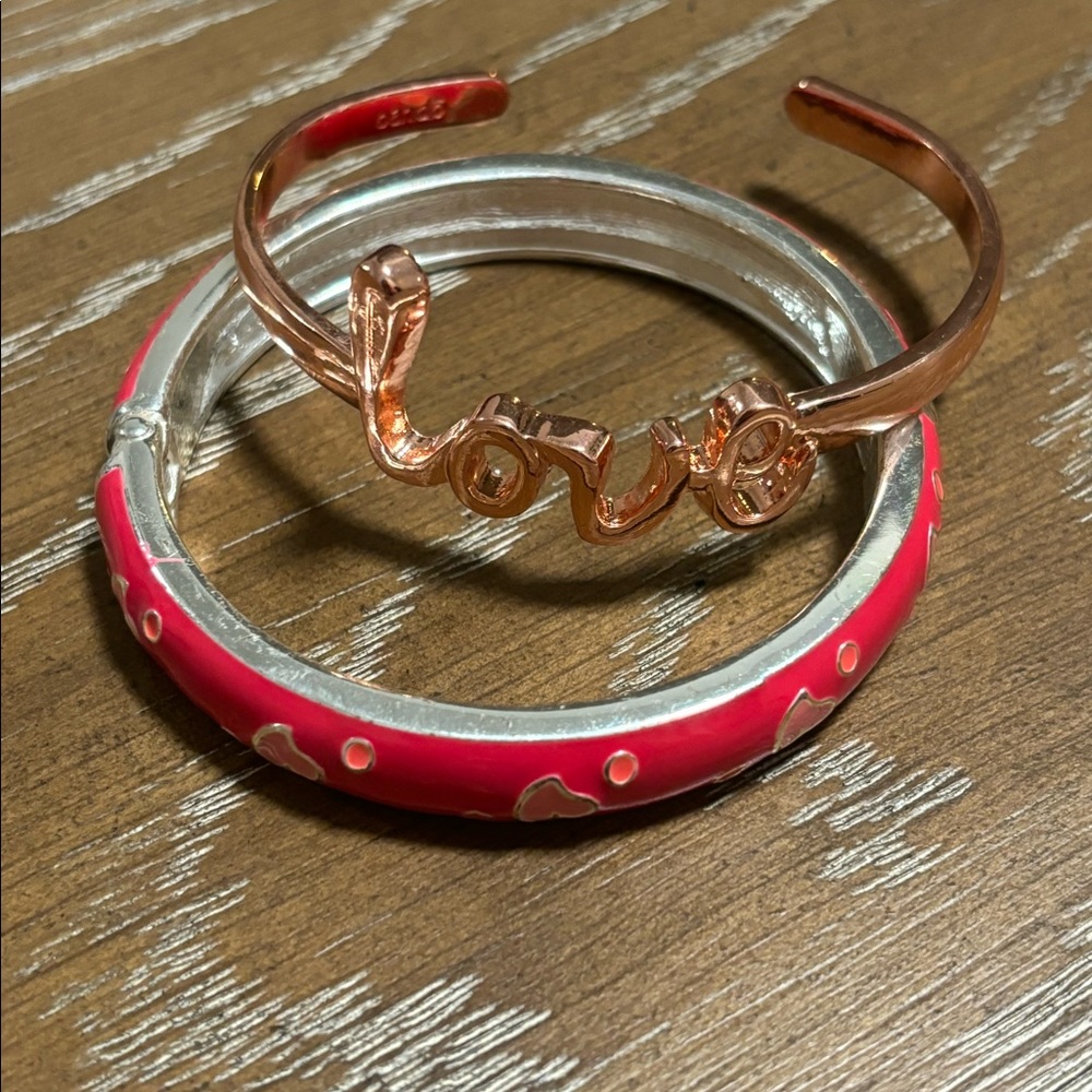 Pink Love Bracelets